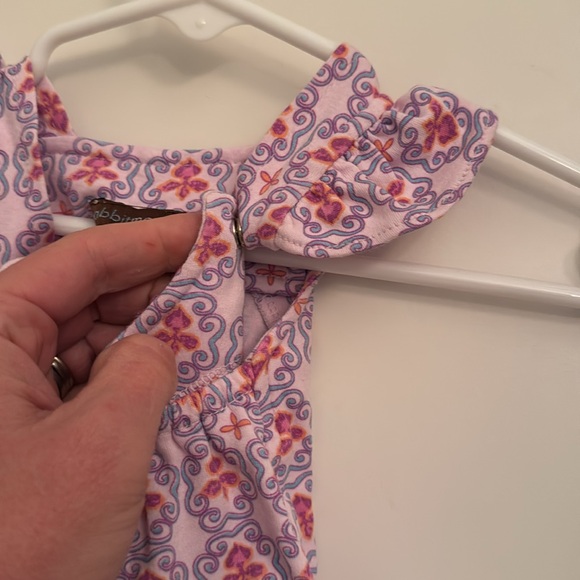 Rabbit Moon Adorable Baby Purple Romper 0-3mo - Picture 6 of 7